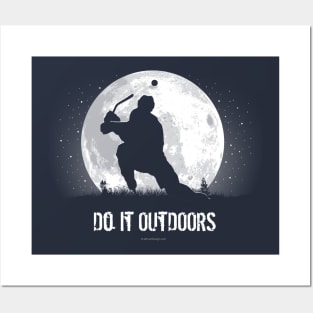 Do It Outdoors (Hockey) Posters and Art